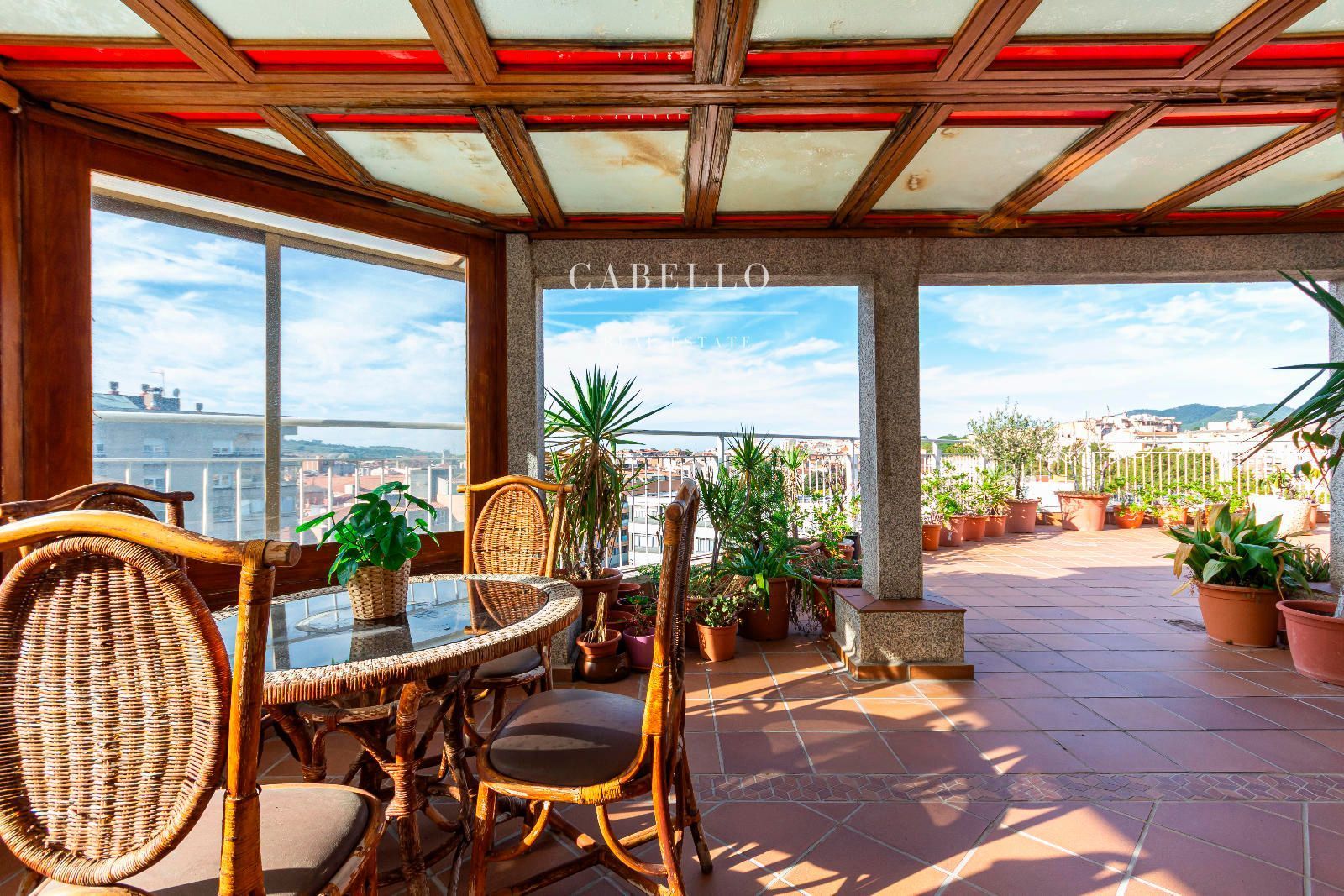 Terraza de Ático en venta en Terrassa con Aire acondicionado, Calefacción y Parquet