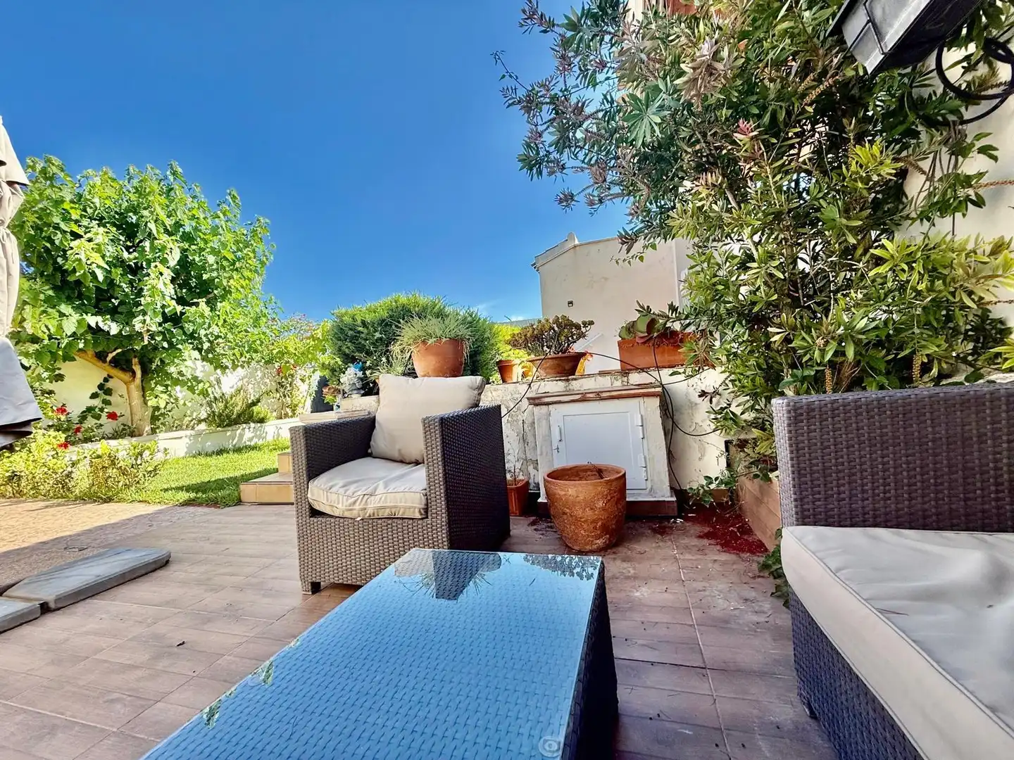 Terrassa de Casa o xalet en venda en Orihuela amb Aire condicionat, Jardí privat i Terrassa