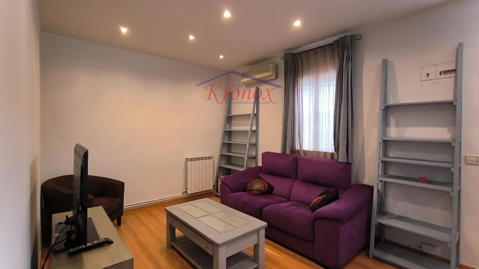 Sala de estar de Piso en venta en  Madrid Capital con Aire acondicionado y Calefacción