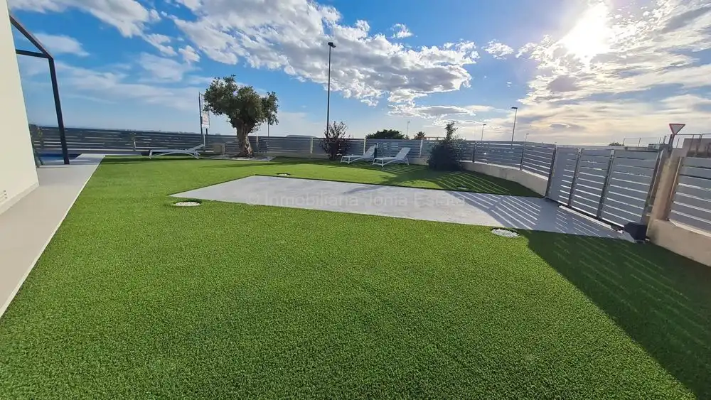 Terraza de Casa o chalet en venta en Mutxamel con Aire acondicionado, Jardín privado y Terraza