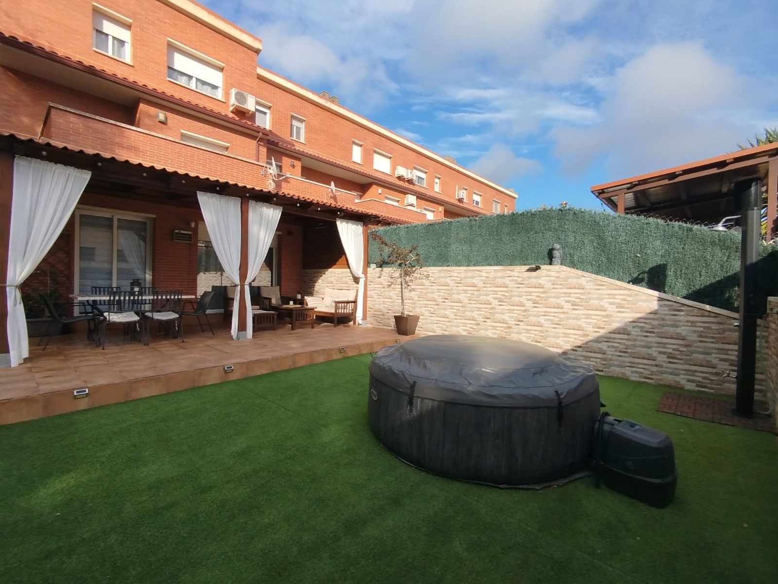 Terrace of Single-family semi-detached for sale in Banyeres del Penedès  with Air Conditioner, Heating and Private garden