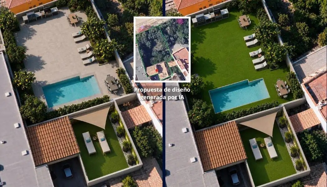 Jardí de Casa o xalet en venda en Murcia