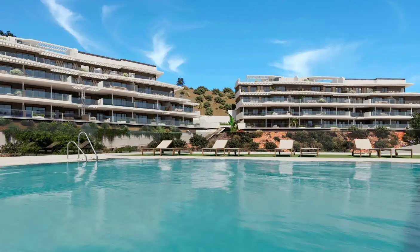 Piscina de Apartamento en venta en Rincón de la Victoria con Aire acondicionado, Terraza y Trastero