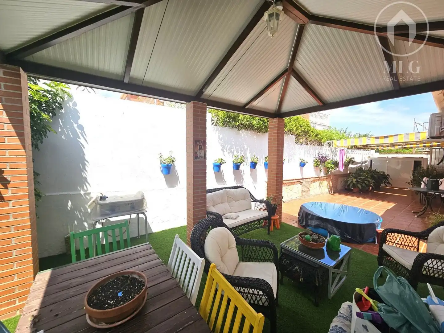 Terraza de Casa adosada en venta en Alhaurín de la Torre con Aire acondicionado y Amueblado