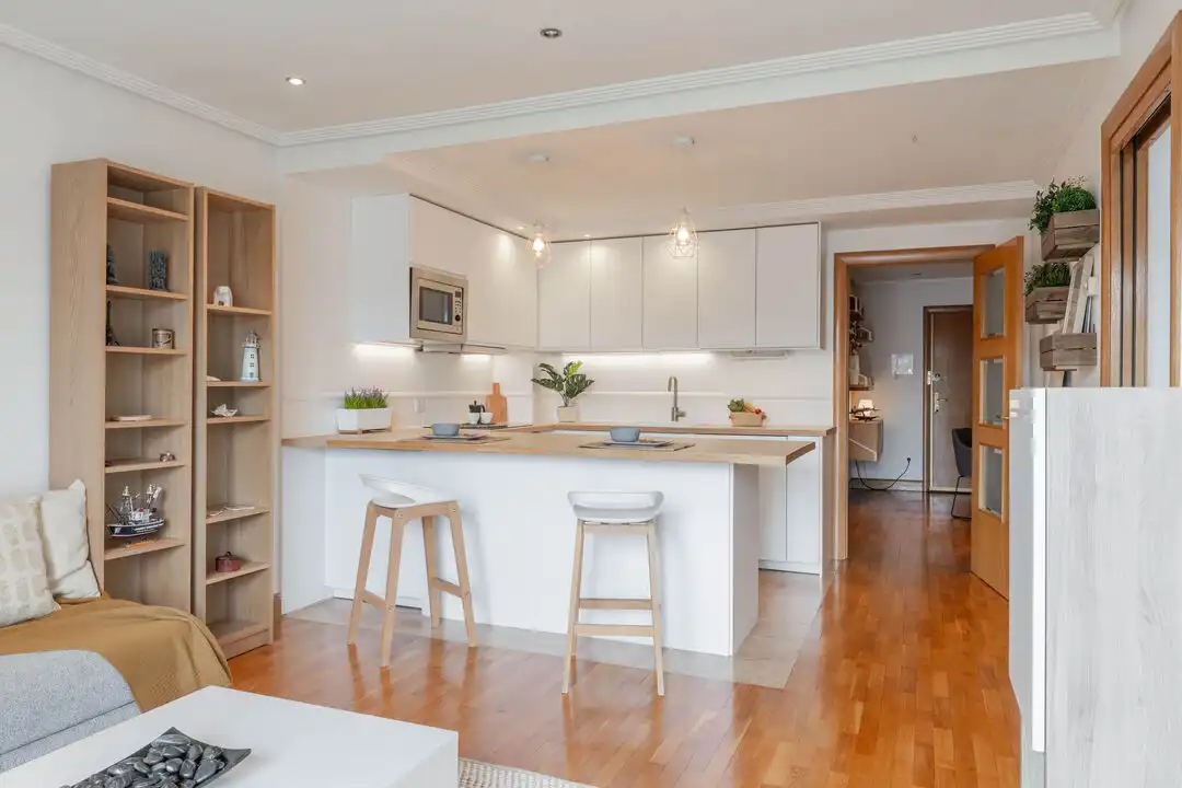 Küche von Wohnung zum Verkauf in Pasaia mit Heizung und Terrasse