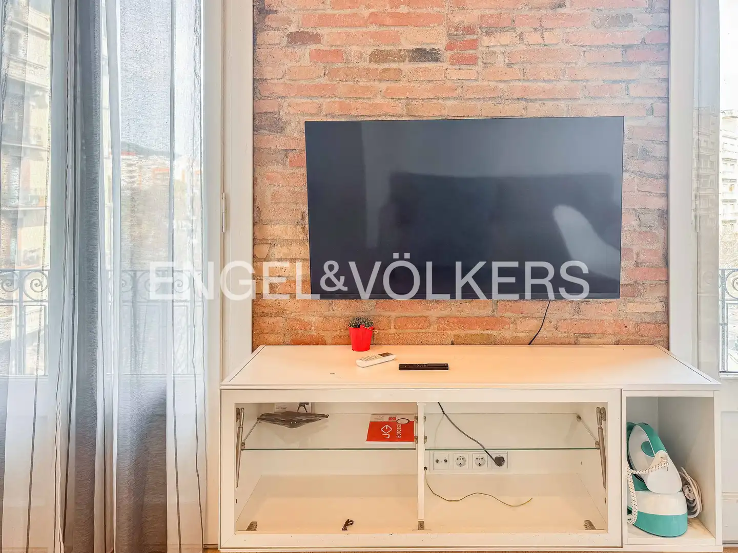 Living room of Flat for rent in Barcelona  with Heating and Balcony