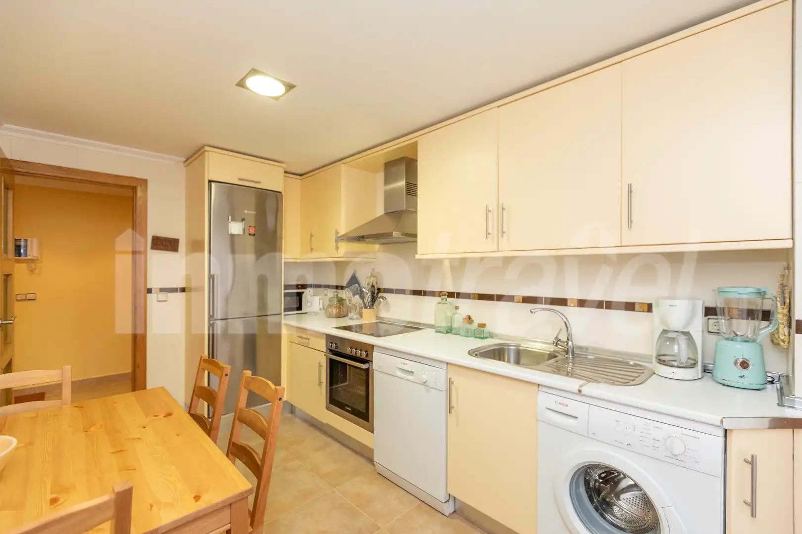 Cuina de Apartament en venda en Sanxenxo amb Aire condicionat, Parquet i Terrassa