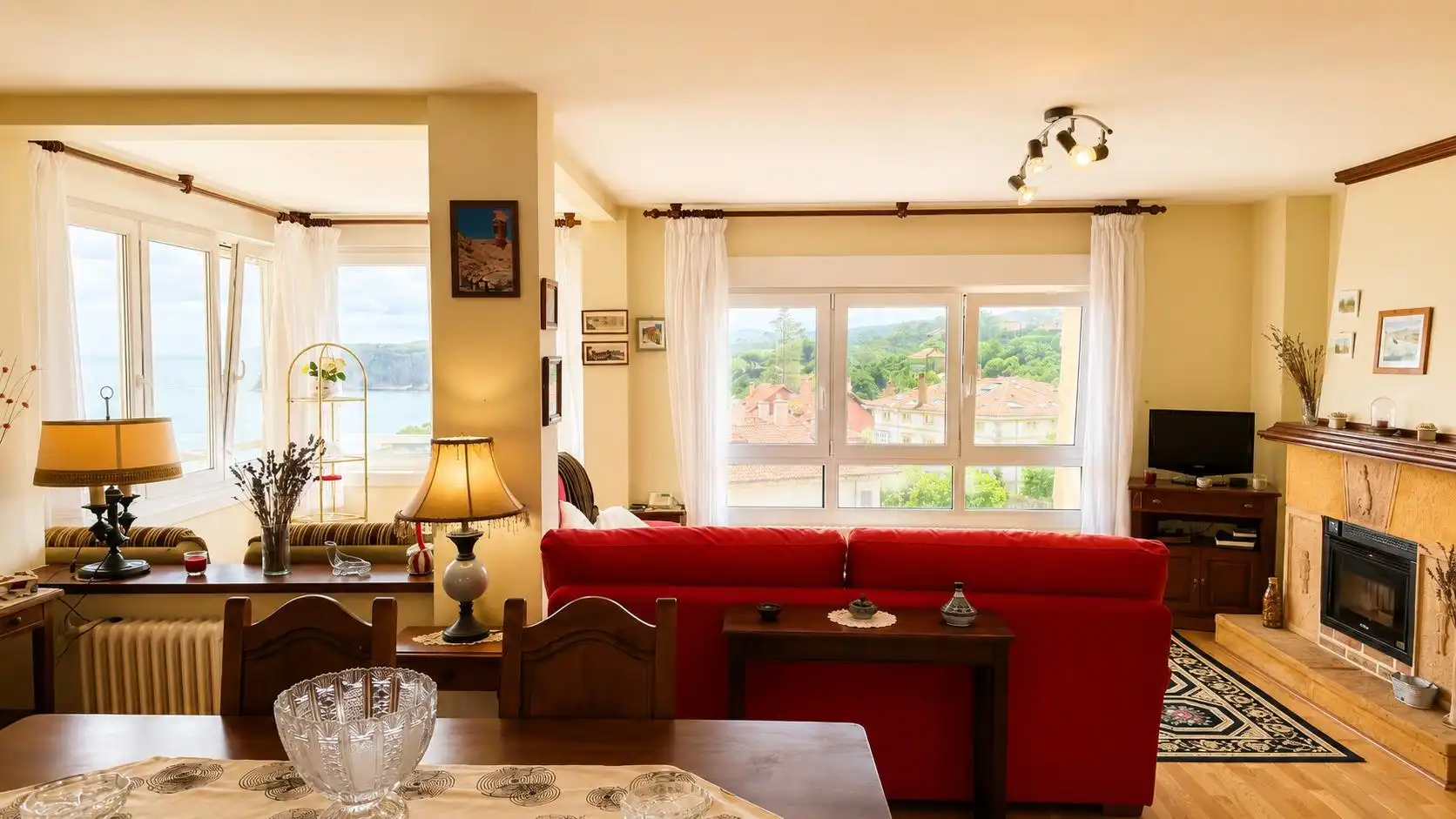 Wohnzimmer von Wohnung zum Verkauf in Comillas (Cantabria)