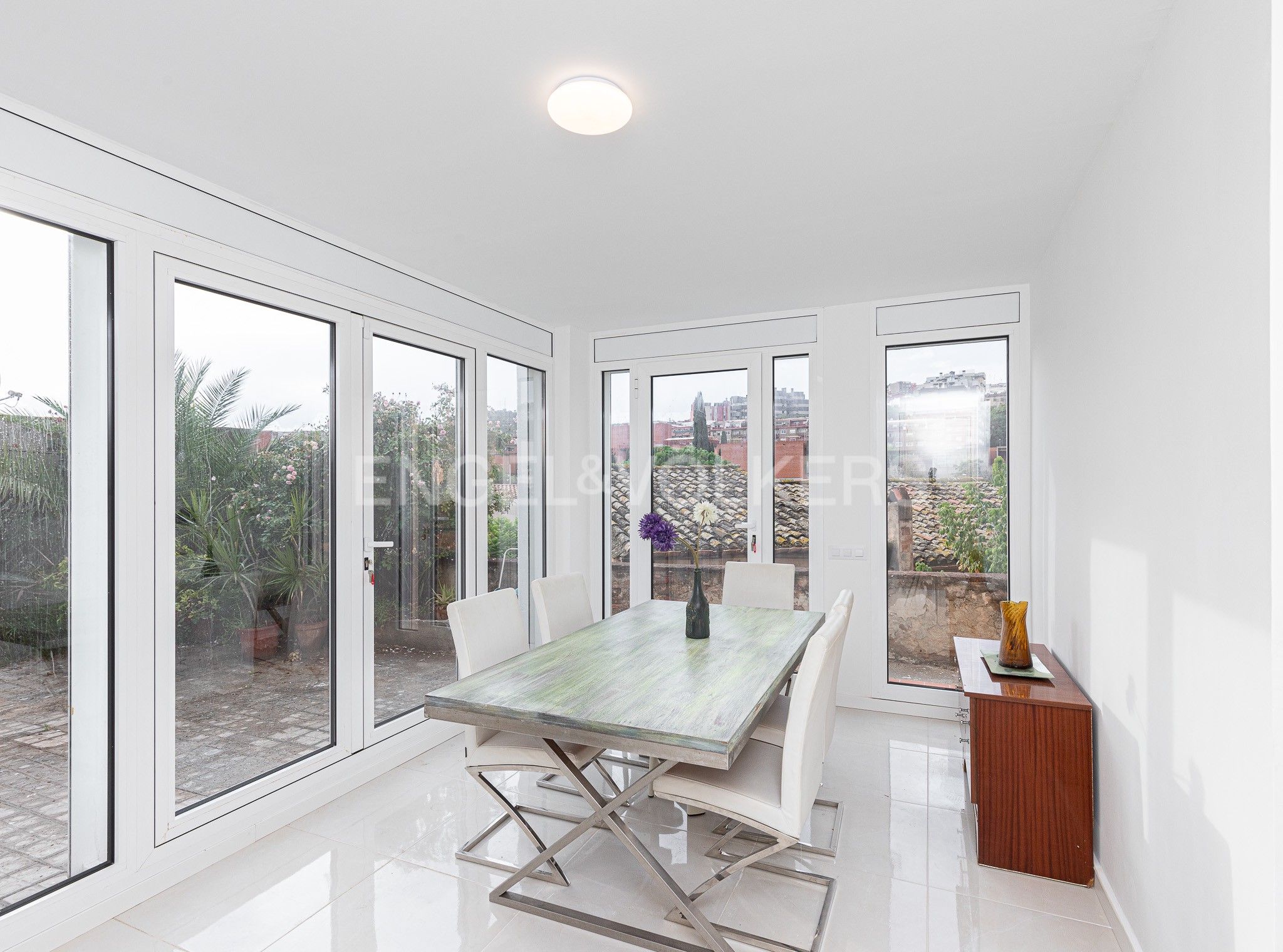 Dining room of Country house for sale in  Barcelona Capital  with Air Conditioner, Heating and Private garden