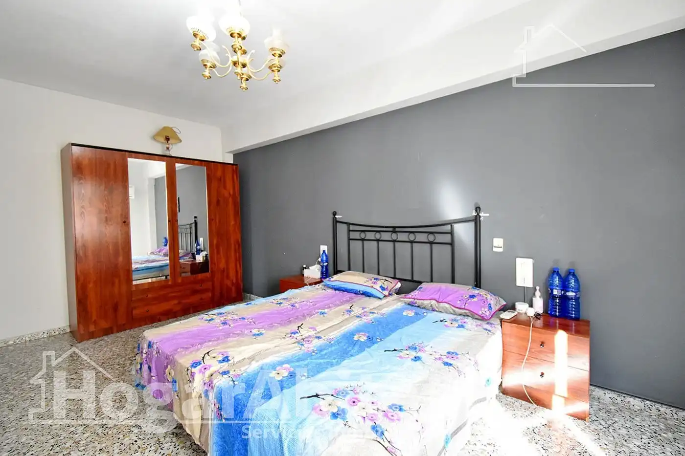 Schlafzimmer von Wohnung zum Verkauf in Oliva mit Klimaanlage, Heizung und Terrasse
