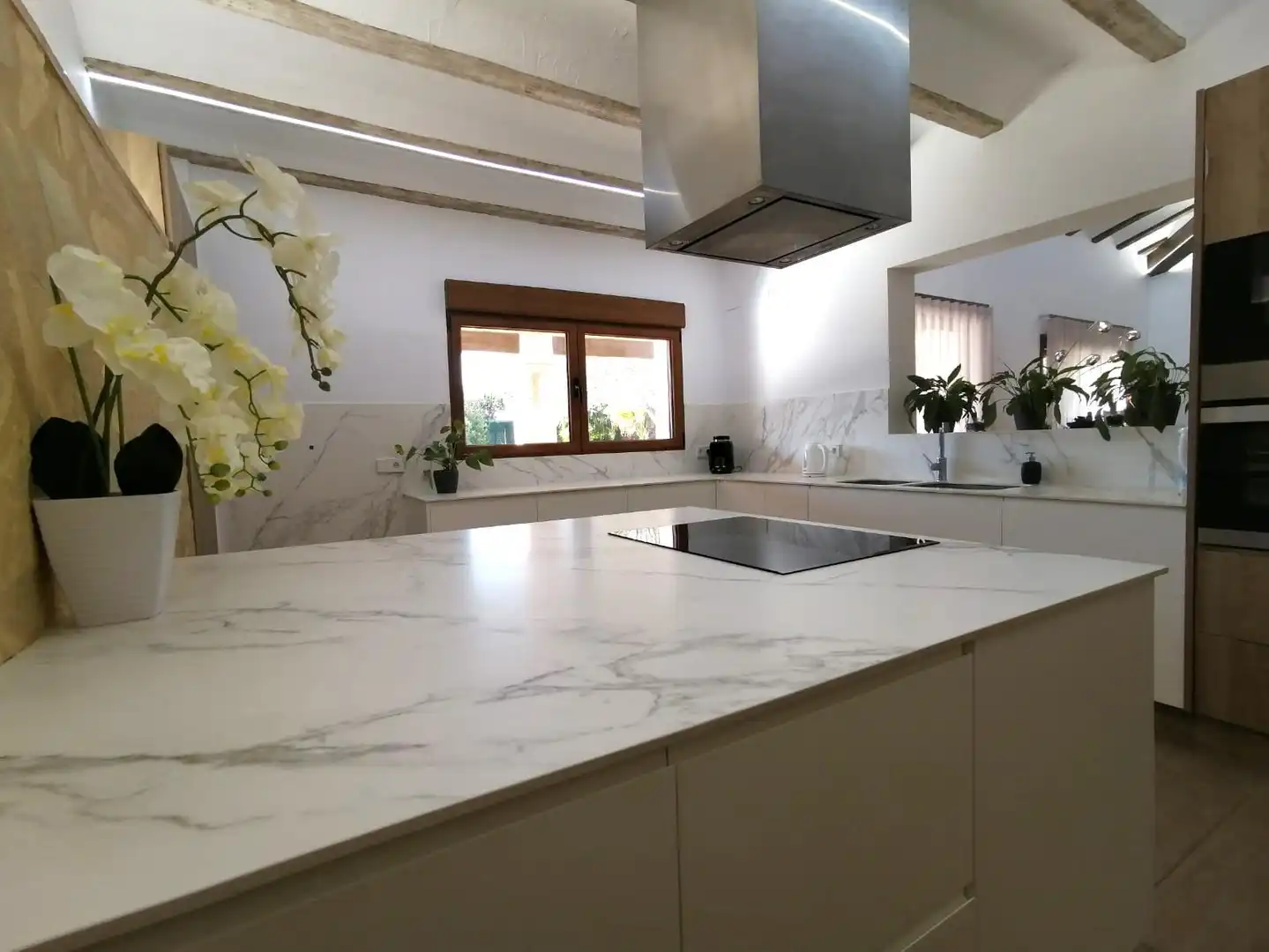 Cocina de Casa o chalet en venta en El Palomar con Aire acondicionado, Calefacción y Jardín privado