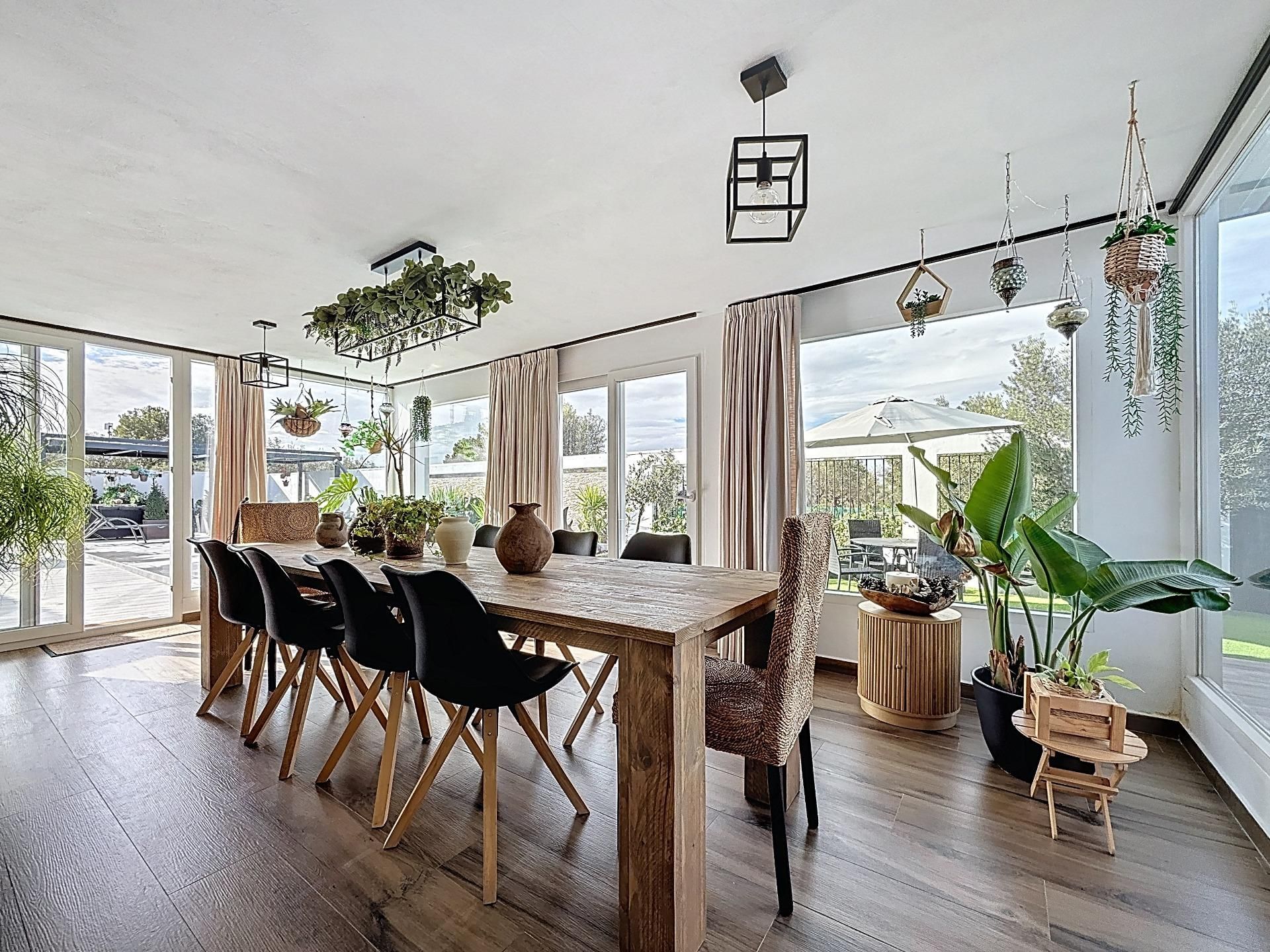 Menjador de Casa o xalet en venda en Onil amb Jardí privat, Terrassa i Traster