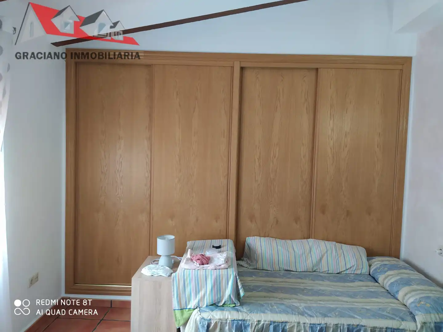 Dormitori de Casa adosada en venda en Villaverde de Guadalimar amb Aire condicionat, Jardí privat i Terrassa