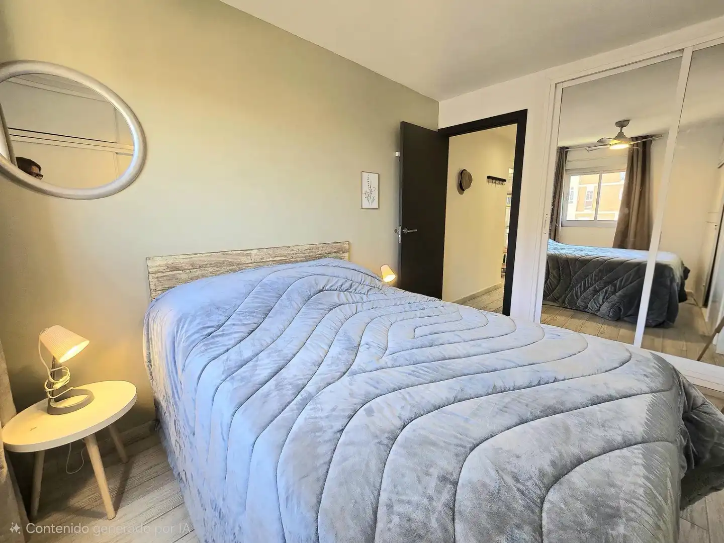 Schlafzimmer von Wohnung zum Verkauf in Benalmádena mit Privatgarten, Möbliert und Gemeinschaftspool