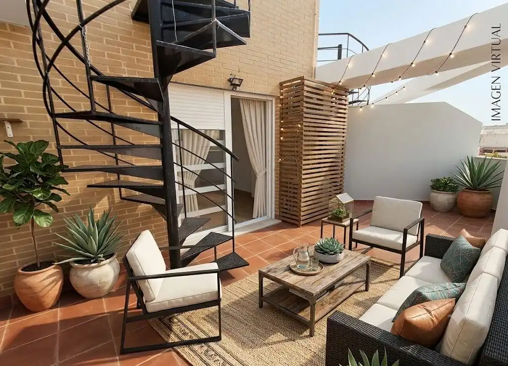Terraza de Ático en venta en Sagunto / Sagunt con Terraza