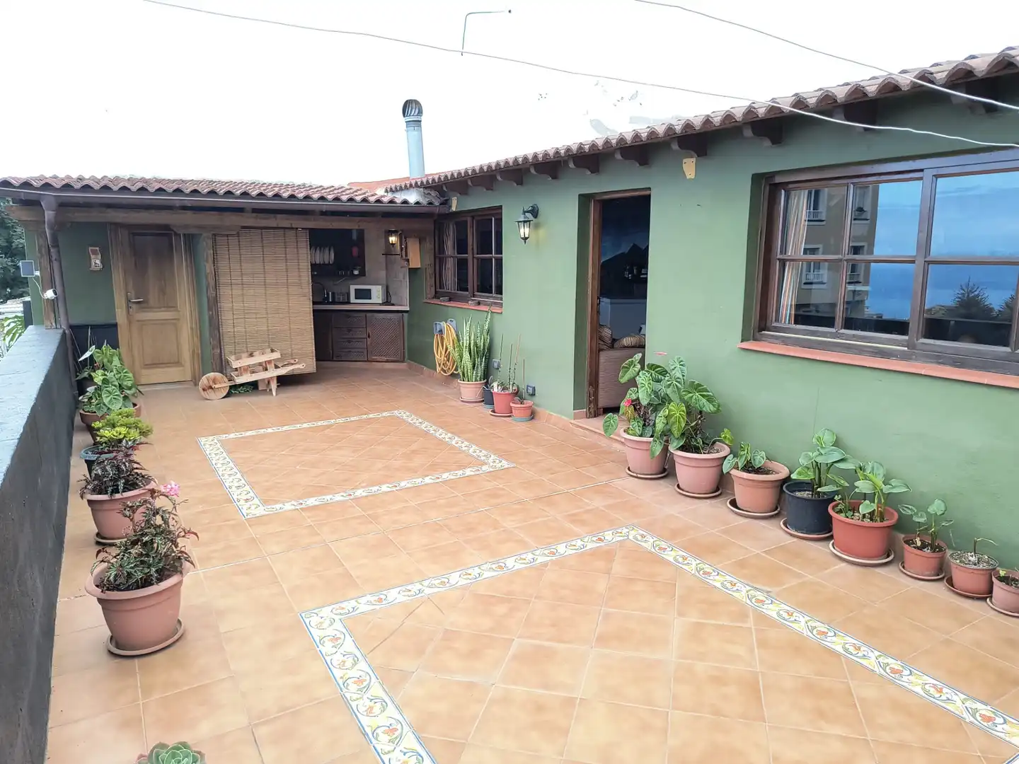 Terraza de Casa o chalet en venta en Los Realejos con Jardín privado, Terraza y Amueblado