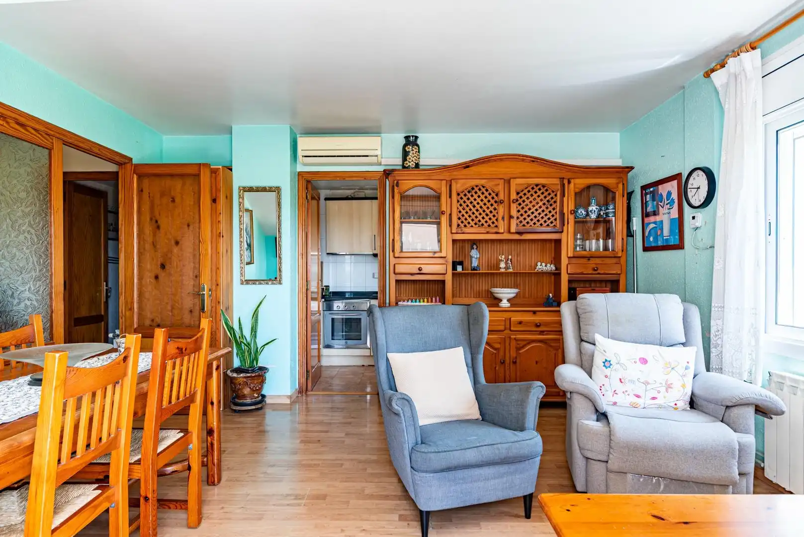 Wohnzimmer von Maisonette zum Verkauf in Calafell mit Heizung, Privatgarten und Terrasse