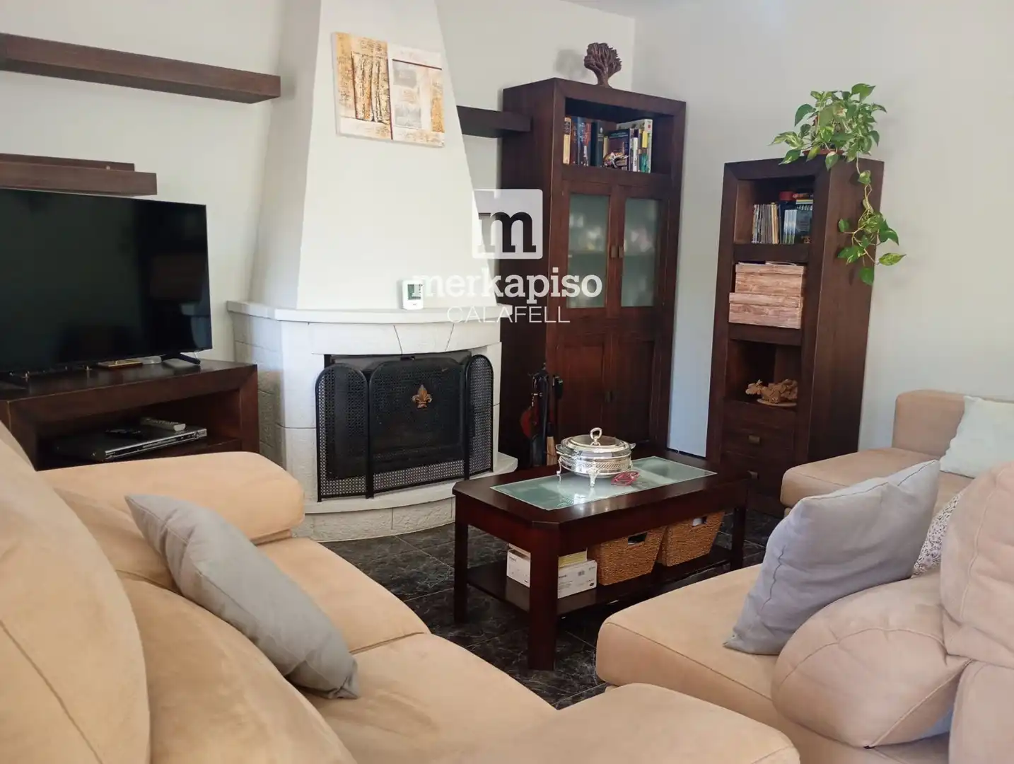 Sala d'estar de Casa o xalet en venda en Castellet i la Gornal amb Aire condicionat, Calefacció i Moblat