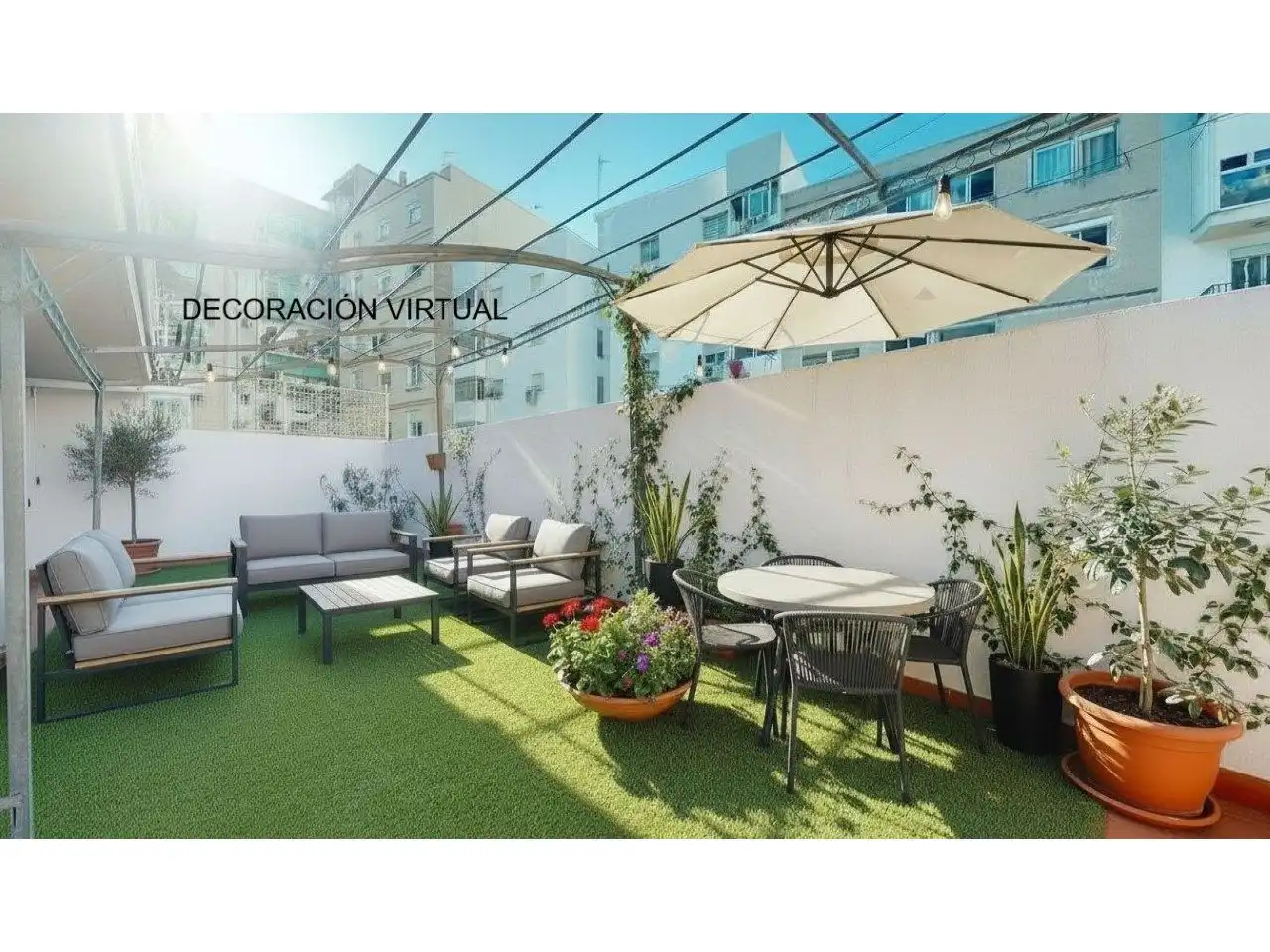 Terraza de Piso en venta en Valencia con Aire acondicionado, Calefacción y Jardín privado