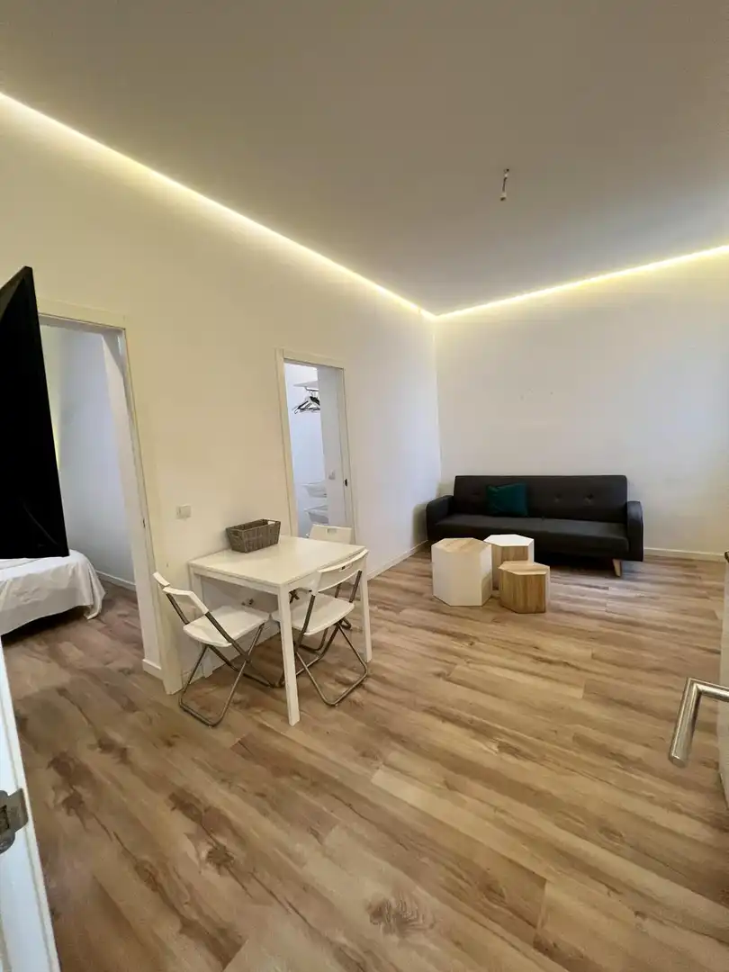 Sala de estar de Piso de alquiler en Madrid con Aire acondicionado, Calefacción y Amueblado
