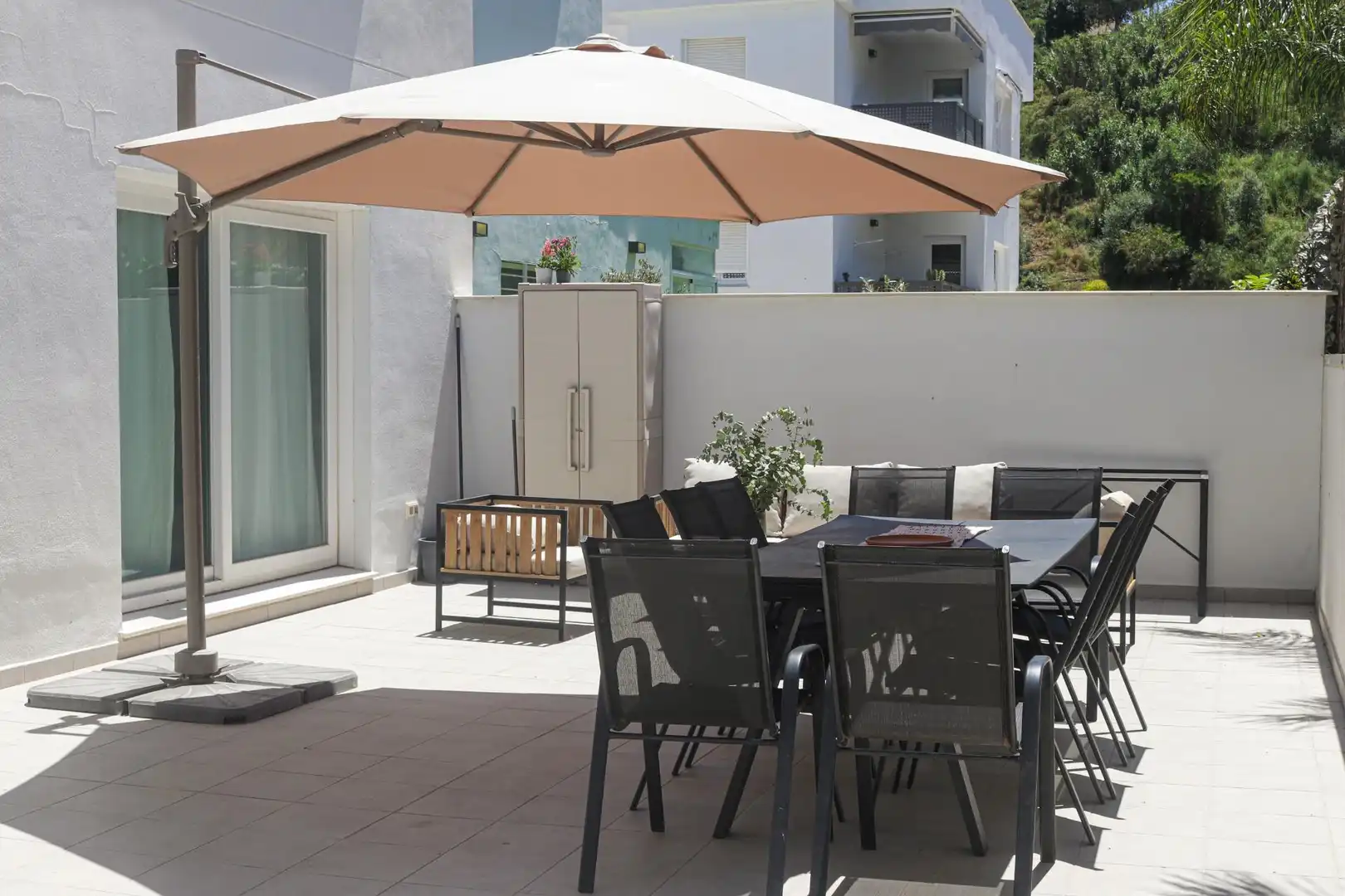 Terraza de Planta baja en venta en Mijas con Aire acondicionado, Jardín privado y Terraza