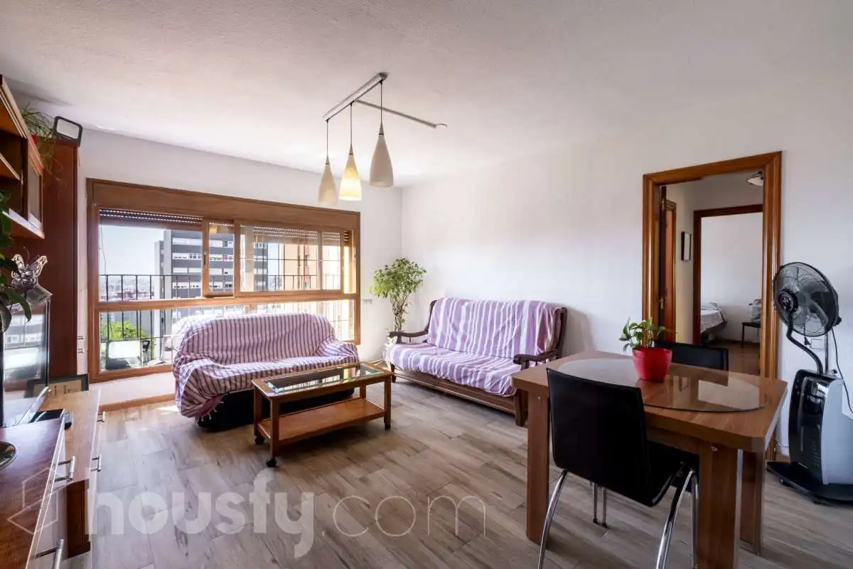 Sala de estar de Piso en venta en Barcelona con Amueblado