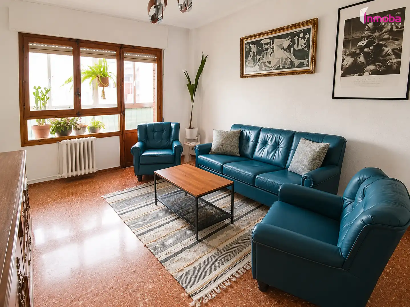 Wohnzimmer von Wohnung zum Verkauf in Aranda de Duero mit Heizung, Terrasse und Abstellraum