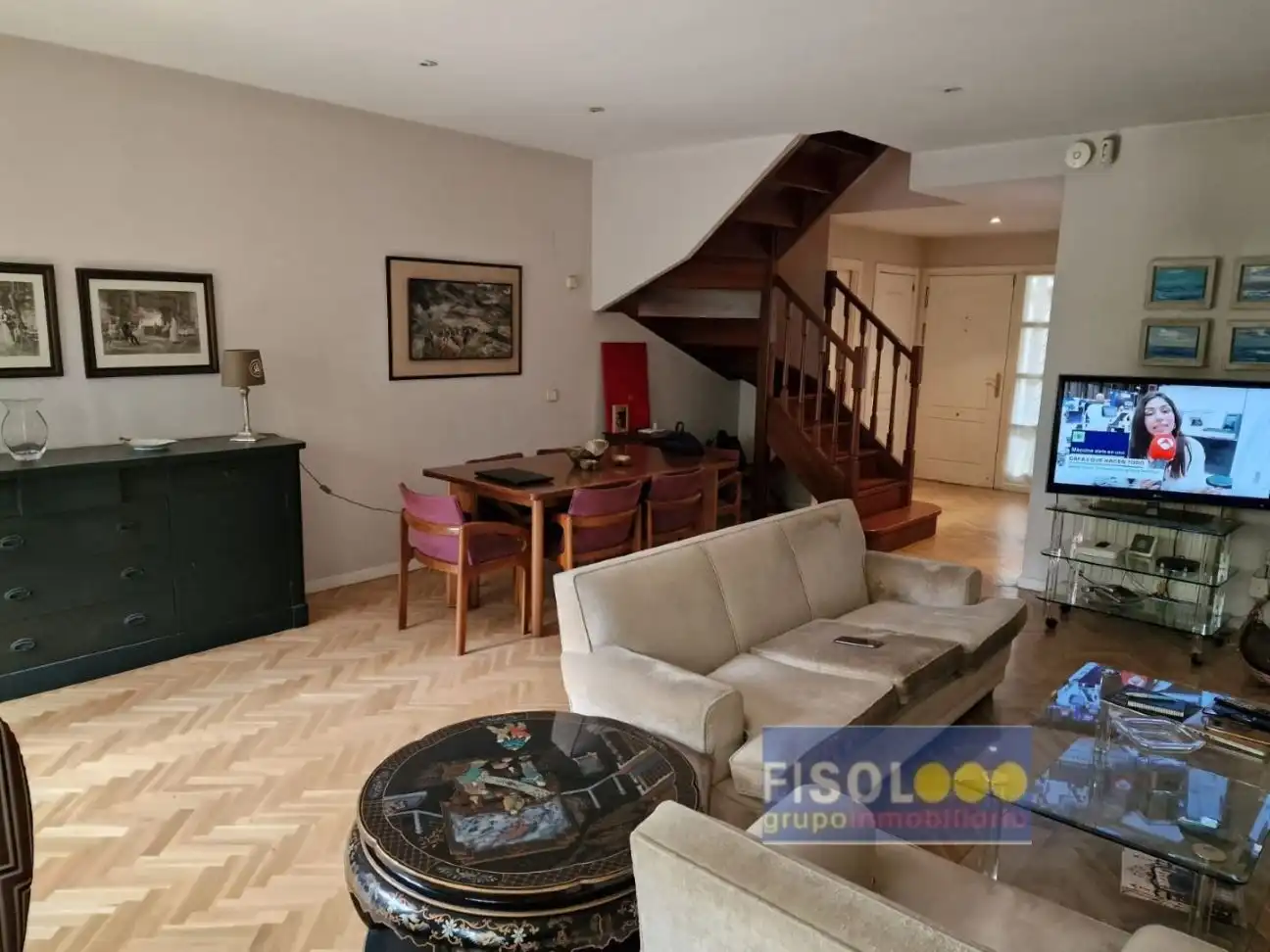 Sala d'estar de Casa o xalet en venda en Madrid amb Aire condicionat i Calefacció