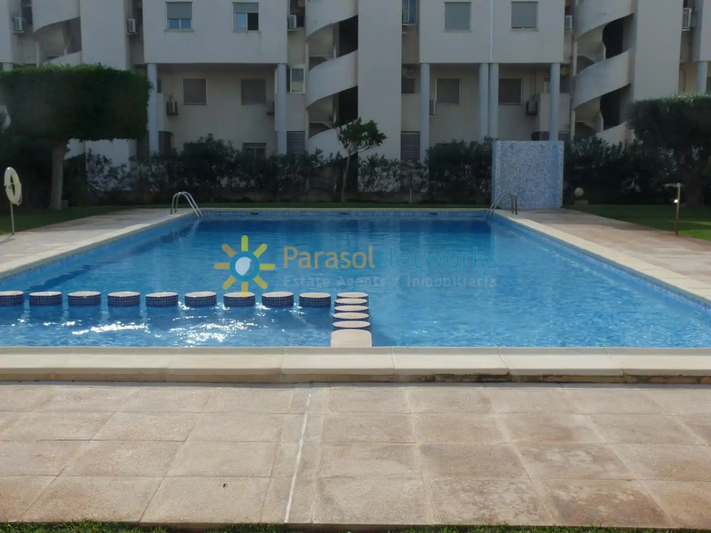 Piscina de Apartamento de alquiler en Dénia con Aire acondicionado, Calefacción y Terraza