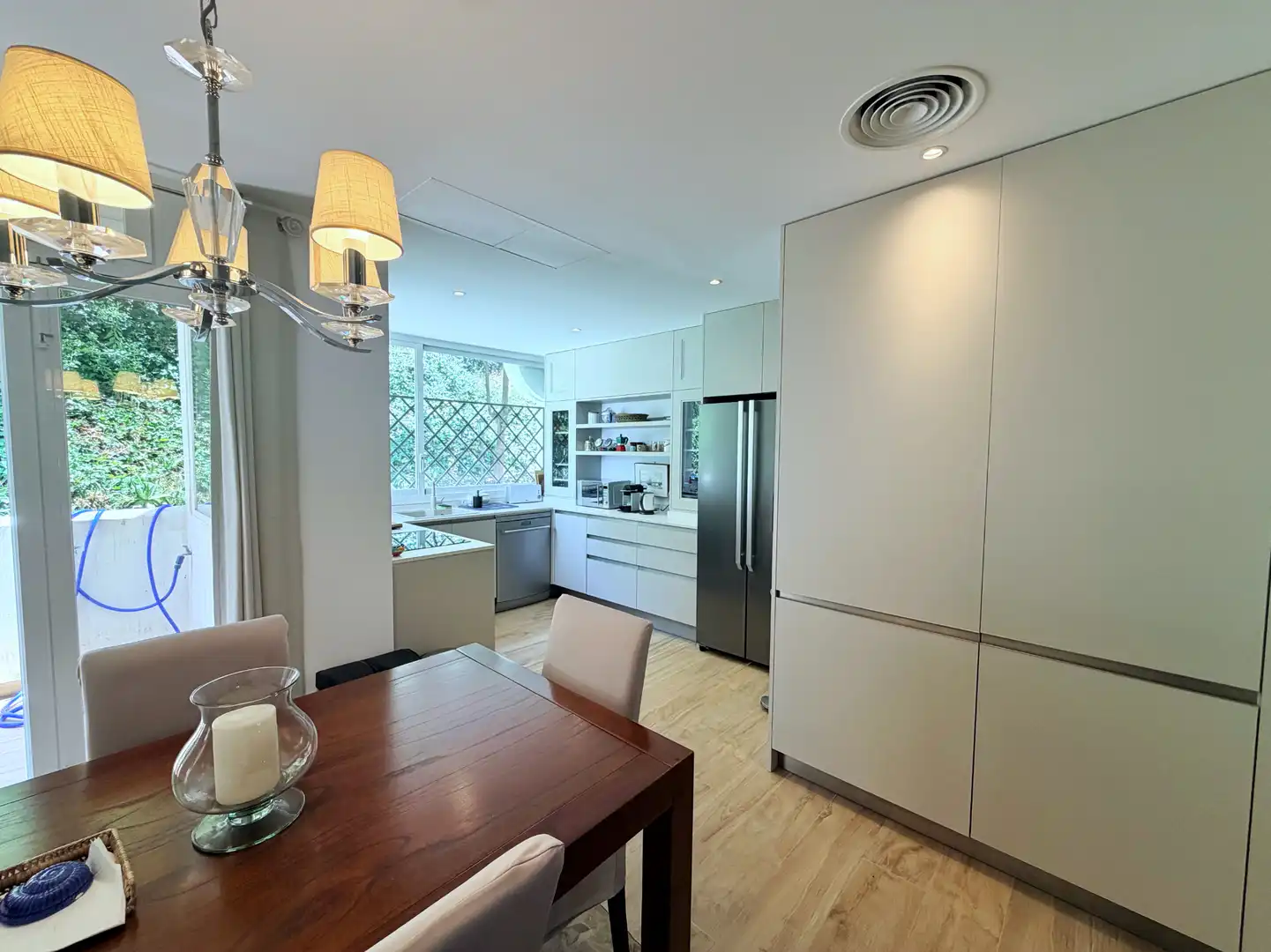 Cocina de Piso de alquiler en Benahavís con Aire acondicionado, Calefacción y Terraza