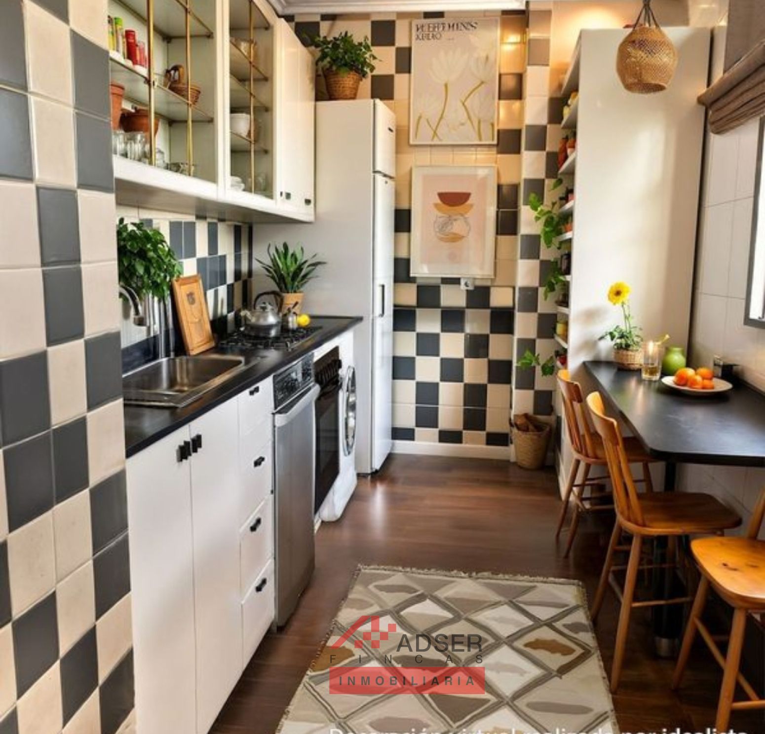 Kitchen of Flat for sale in  Logroño  with Heating, Parquet flooring and Terrace