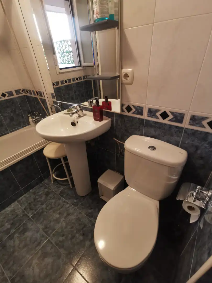 Badezimmer von Wohnungen zur Miete in Salamanca mit Heizung, Parkett und Terrasse