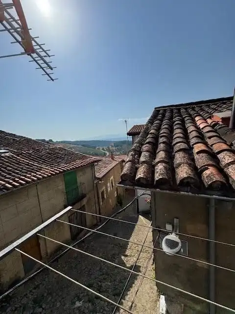 Vista exterior de Casa o xalet en venda en Herguijuela de la Sierra amb Traster i Balcó