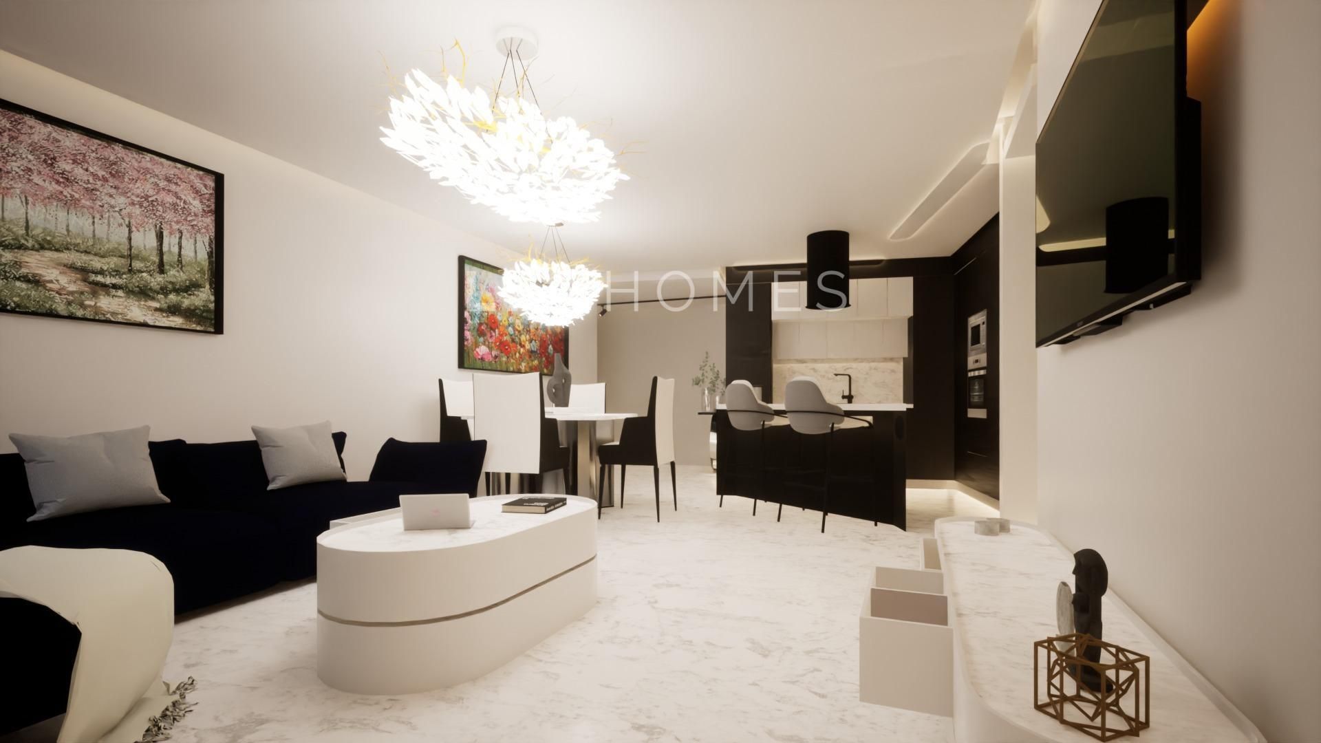 Sala de estar de Piso en venta en  Sevilla Capital con Aire acondicionado, Calefacción y Trastero