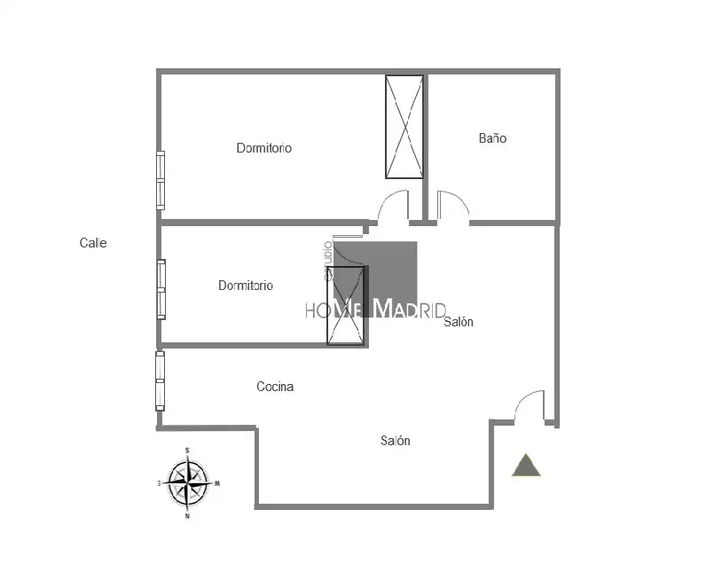 Flat for sale in Madrid  with Air Conditioner and Heating