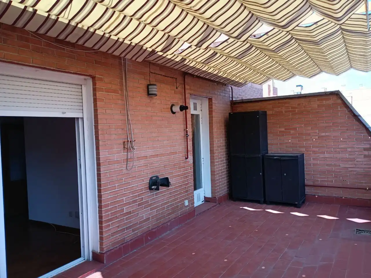 Terrasse von Dachboden zur Miete in Madrid mit Klimaanlage, Heizung und Parkett