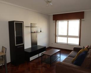 Living room of Apartment to rent in A Coruña Capital   with Heating, Parquet flooring and Storage room