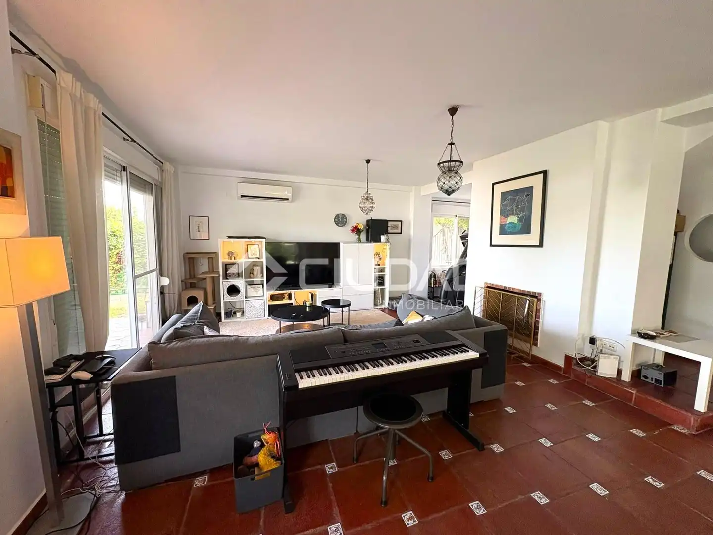 Sala de estar de Casa o chalet en venta en Sanlúcar de Barrameda con Aire acondicionado, Jardín privado y Terraza