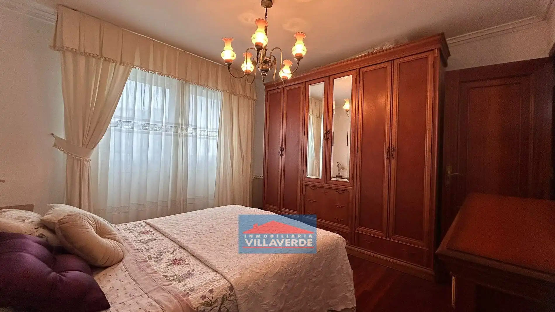 Bedroom of Flat for sale in Cangas   with Heating, Parquet flooring and Storage room