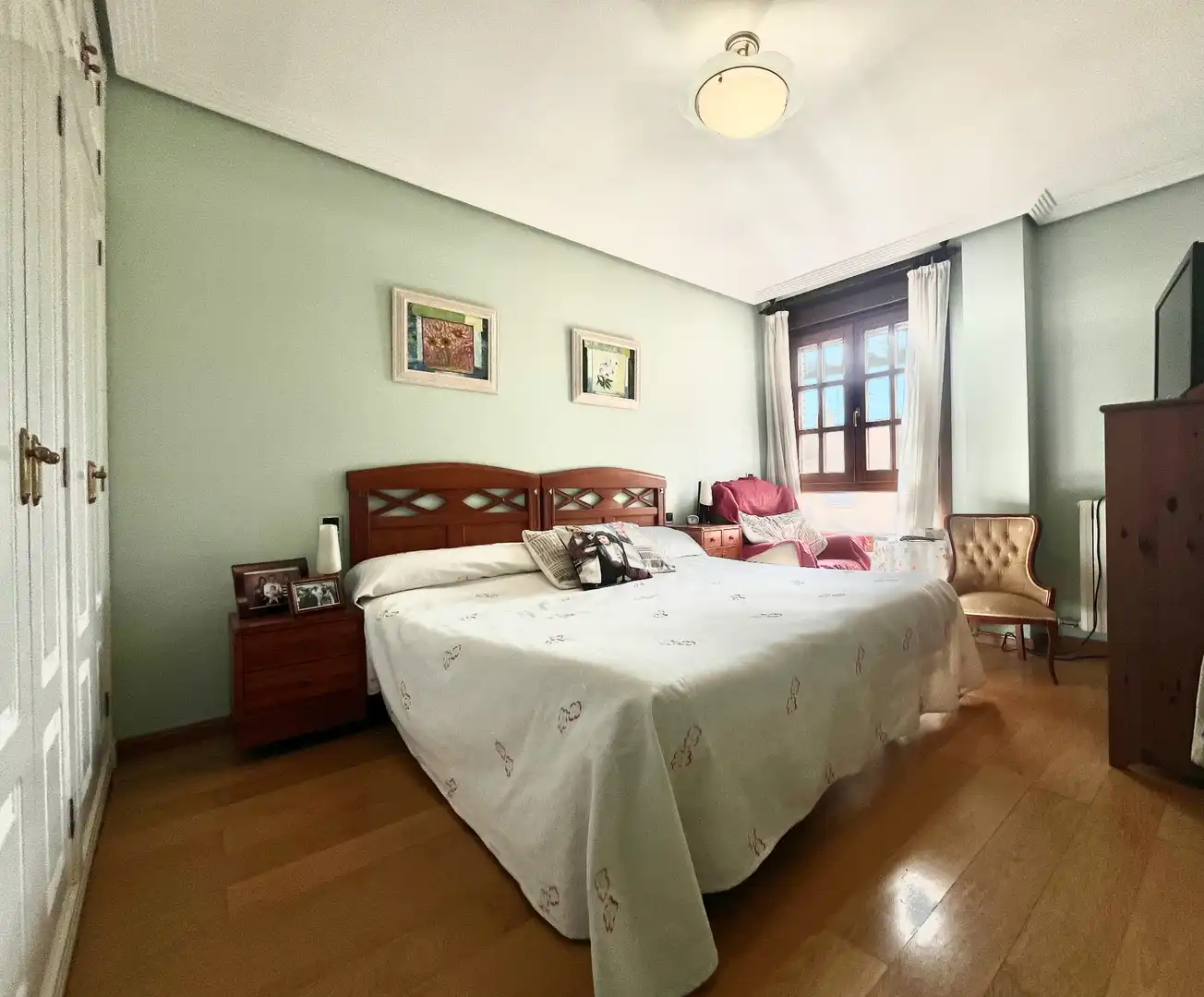 Schlafzimmer von Maisonette zum Verkauf in Zaragoza mit Klimaanlage, Heizung und Parkett