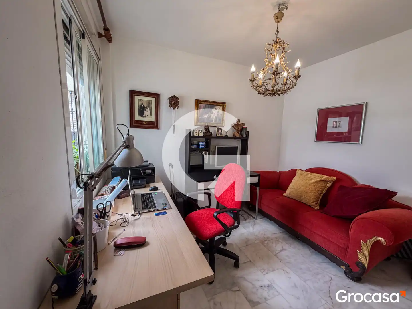 Wohnzimmer von Dachboden zum Verkauf in Rincón de la Victoria mit Privatgarten, Terrasse und Ofen