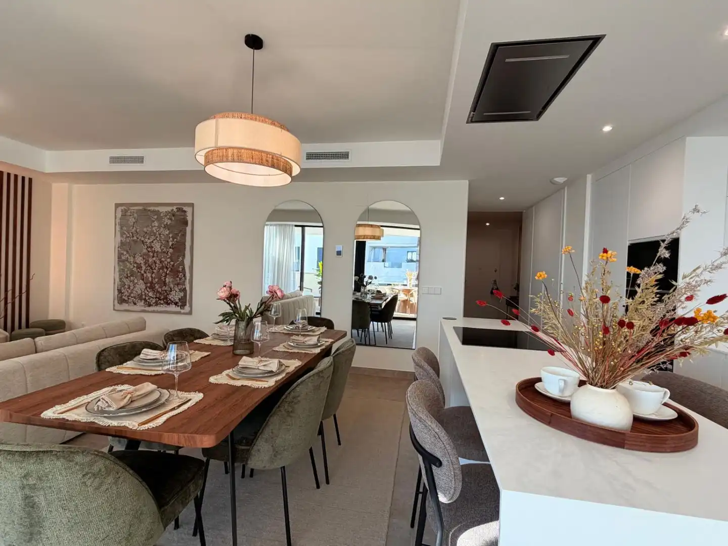 Dining room of Flat for sale in Estepona  with Air Conditioner, Heating and Terrace