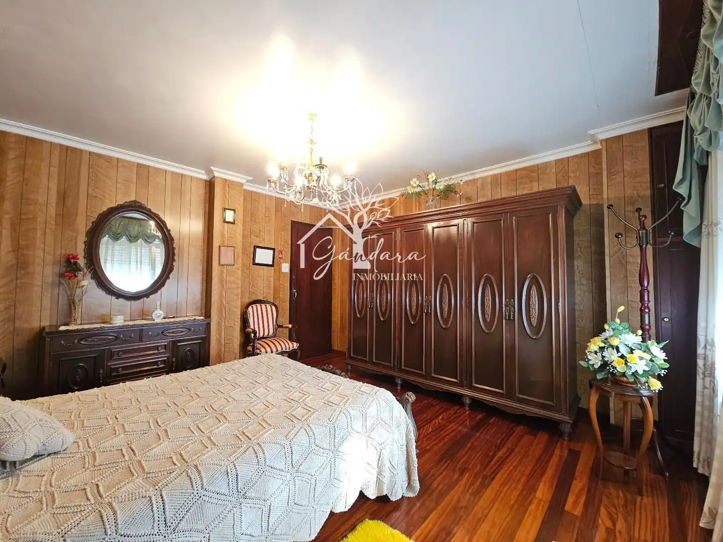 Bedroom of Houses for sale in Narón  with Heating and Furnished