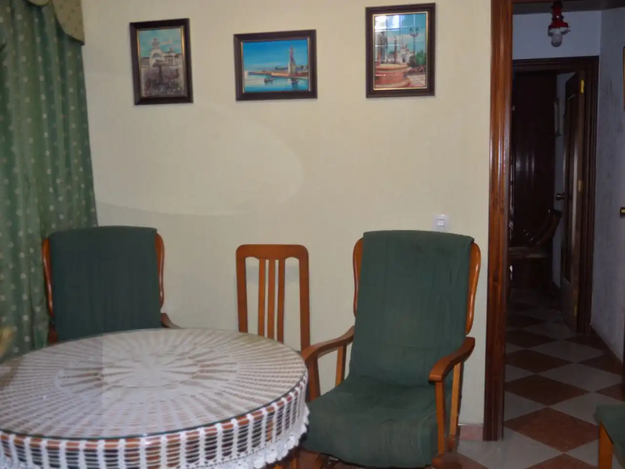 Esszimmer von Wohnung zur Miete in  Huelva Capital mit Klimaanlage und Balkon