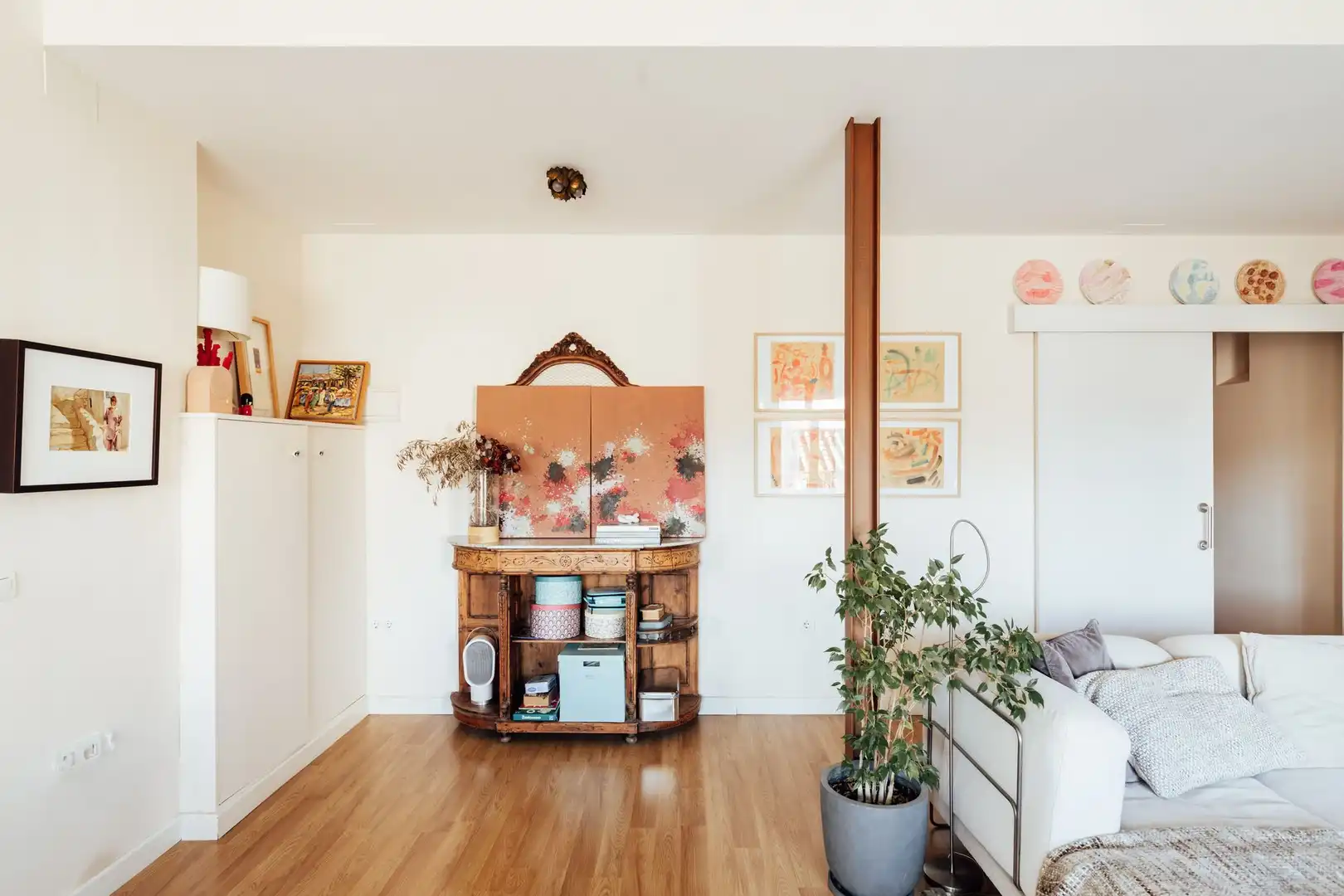 Sala d'estar de Apartament en venda en Málaga amb Terrassa i Balcó