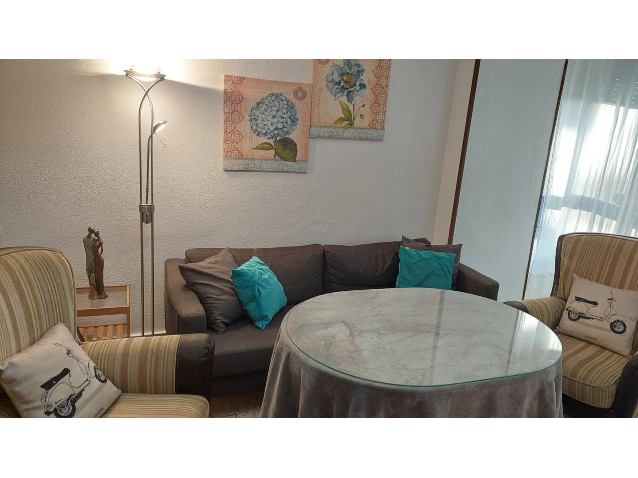 Living room of Flat to rent in Badajoz Capital  with Furnished and Balcony