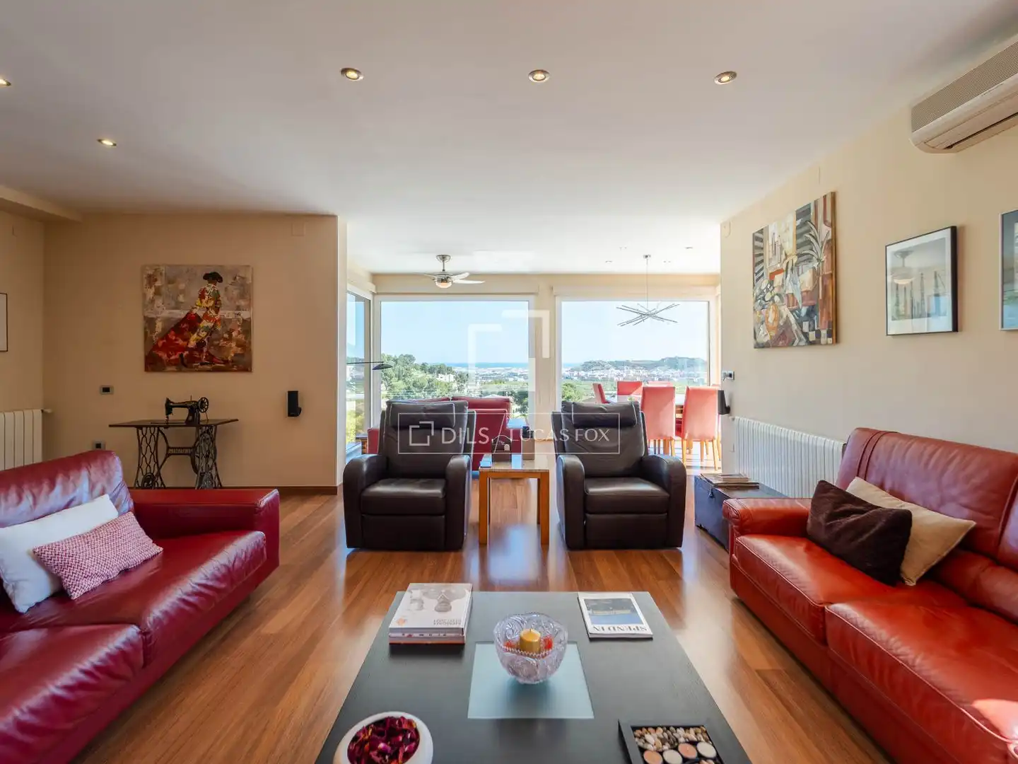 Living room of Houses for sale in Sagunto / Sagunt  with Air Conditioner, Heating and Private garden