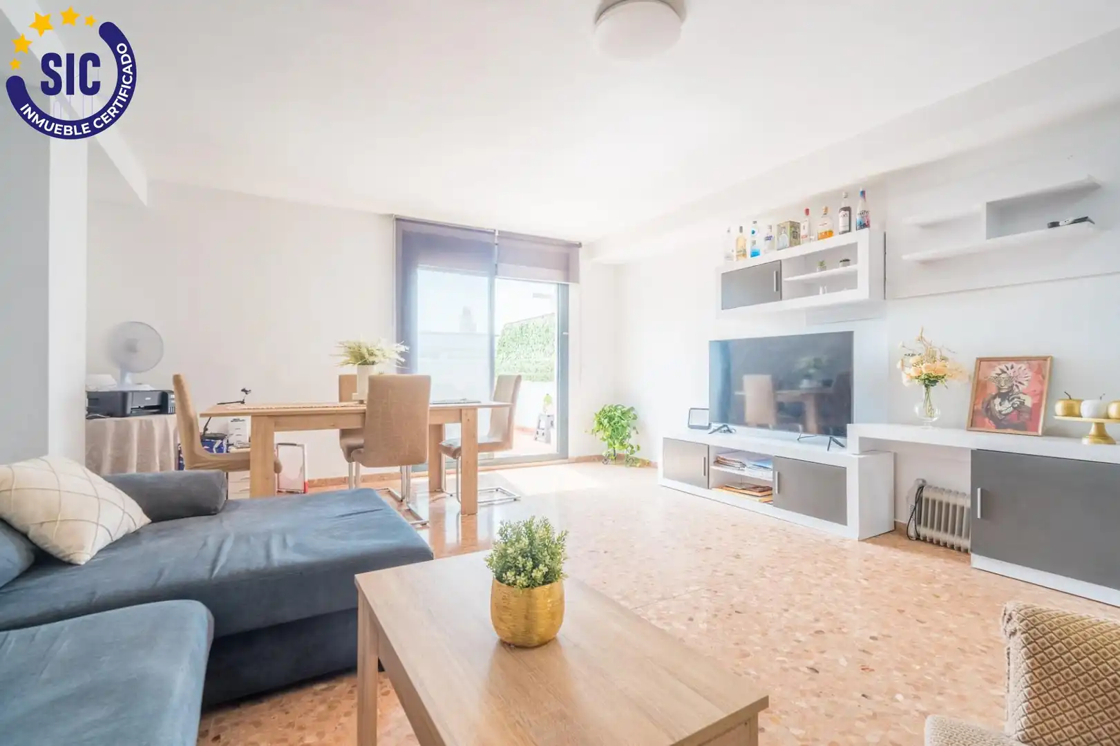 Sala d'estar de Àtic en venda en Riba-roja de Túria amb Aire condicionat, Calefacció i Terrassa