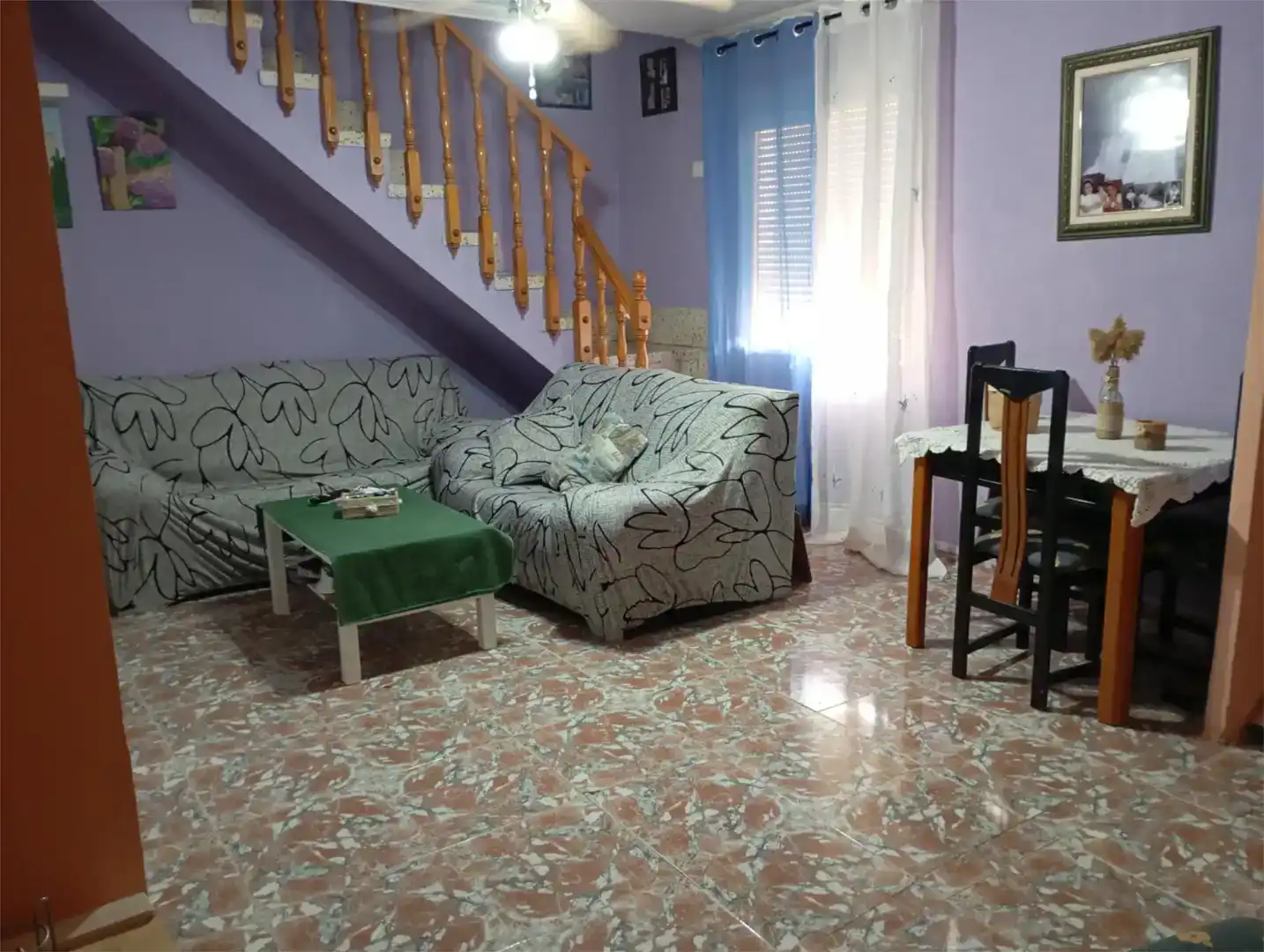Sala d'estar de Casa adosada en venda en Blanca amb Balcó