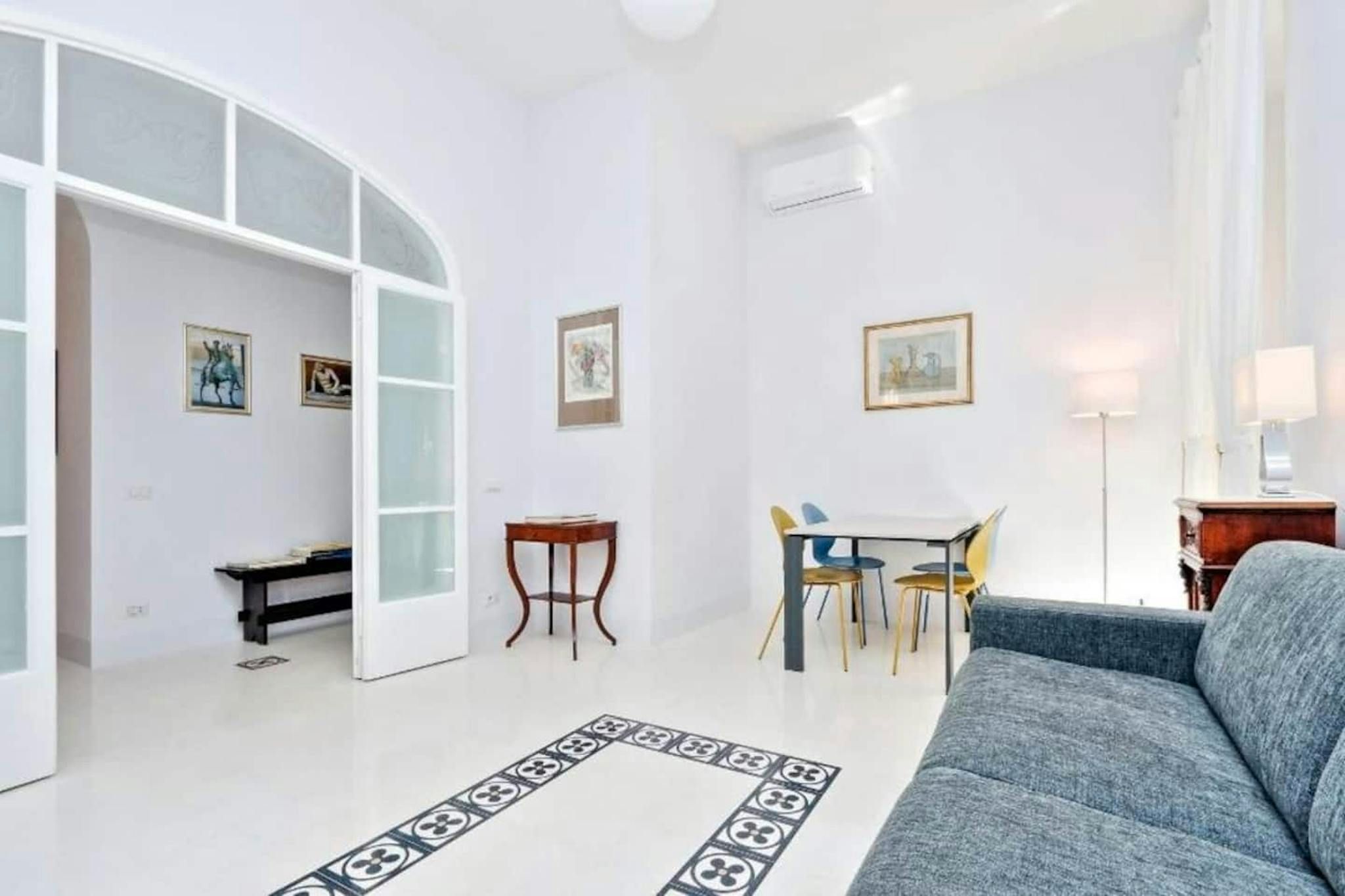 Living room of Flat to rent in  Barcelona Capital  with Air Conditioner, Heating and Furnished